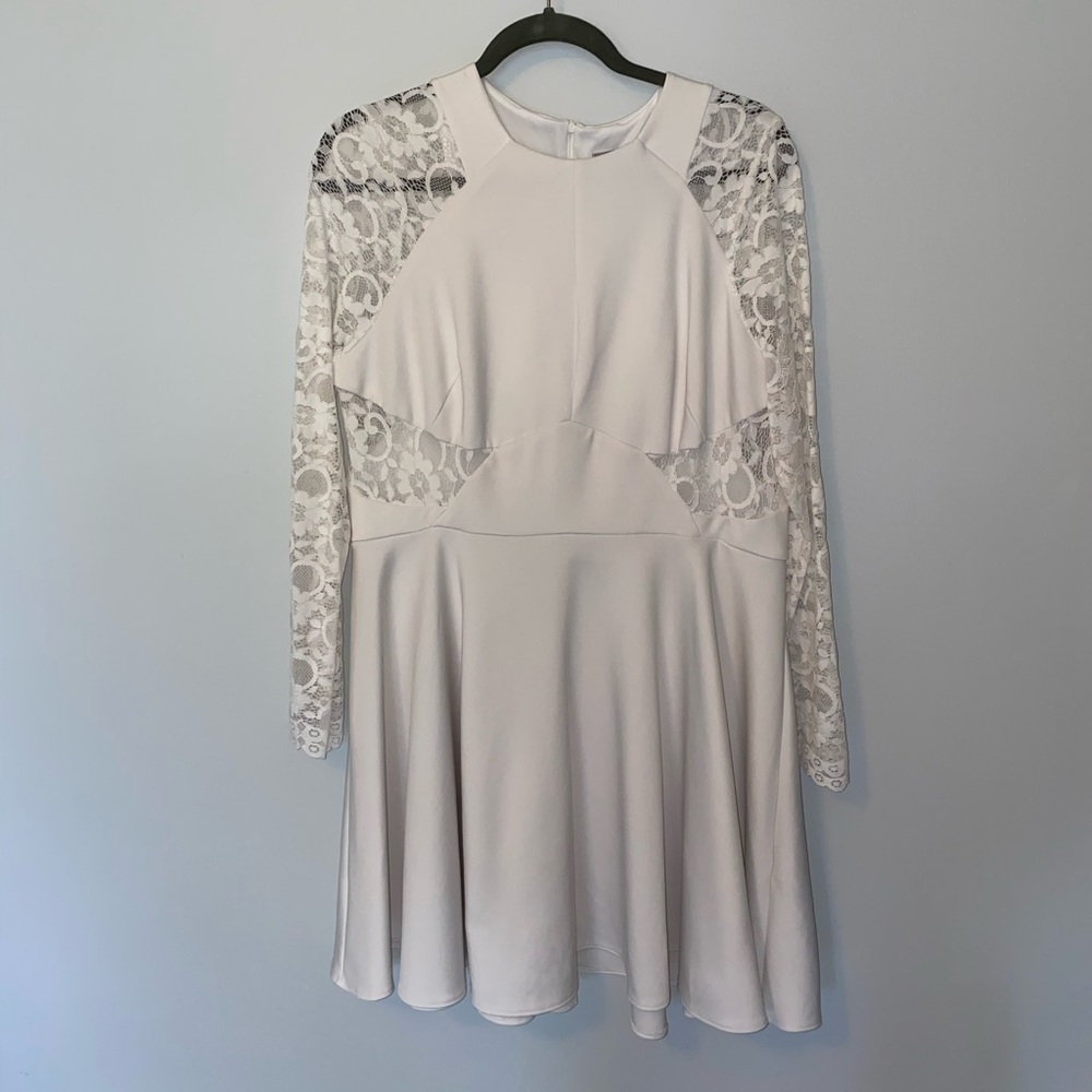 Beautiful white ASOS lace mini dress!